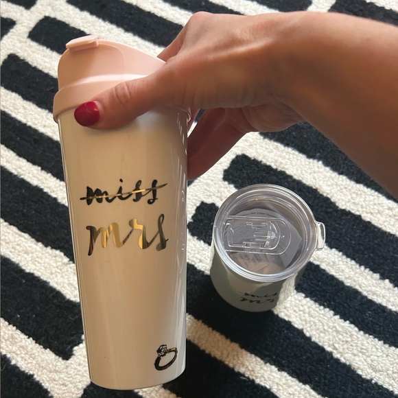Set of THREE New Kate Spade “miss Mrs” reusable drink holders! - Picture 7 of 7